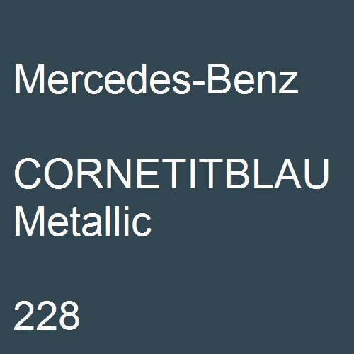 Mercedes-Benz, CORNETITBLAU Metallic, 228.